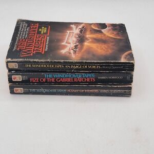Warren Norwood The Windhover Tapes Paperback Set 1-3 1st Printings 1982-84 Fair